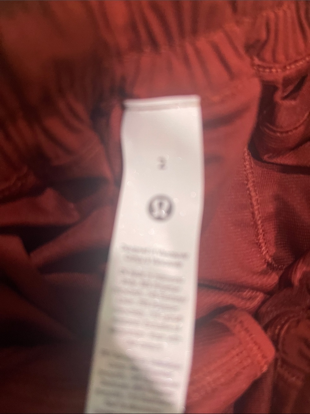 lululemon athletica Women's Maroon Athletic Shorts - Picture 4 of 5